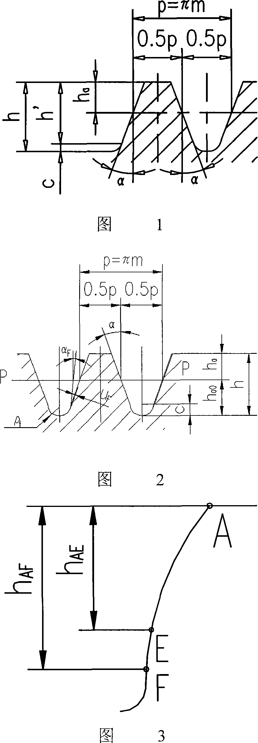 Gear wheel with changed tooth height