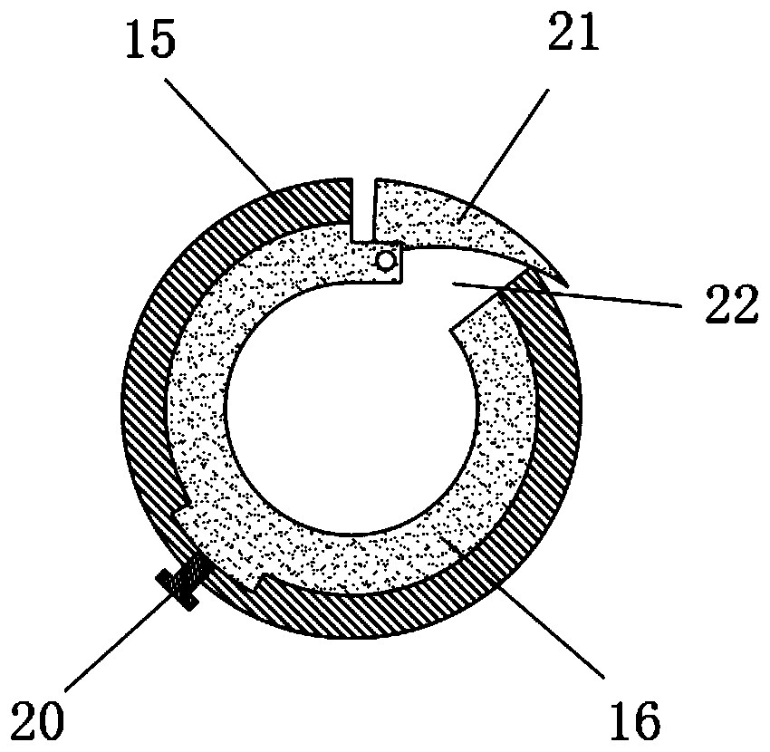 Sampling device for soil detection