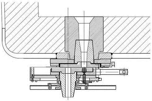 Continuous casting steel ladle no-drainage casting device