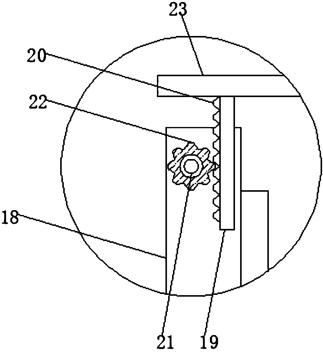 Printing and dyeing device for cloth spinning