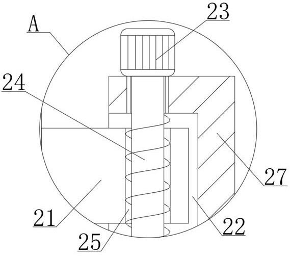 Garbage clearing and transporting device in building construction floor