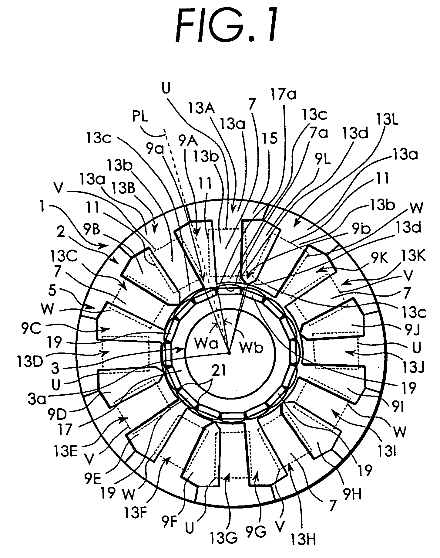 Permanent magnet rotary motor