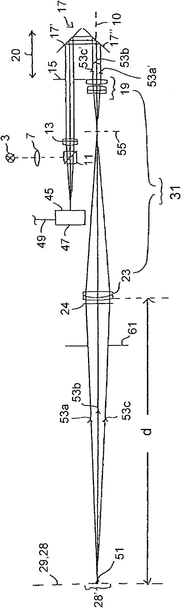 Measuring system for ophthalmic surgery