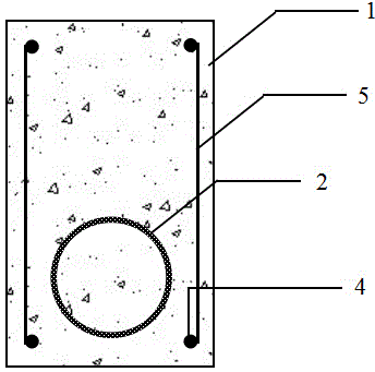 Sea sand concrete bending member