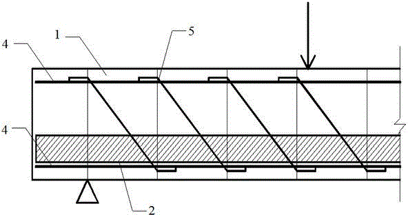 Sea sand concrete bending member