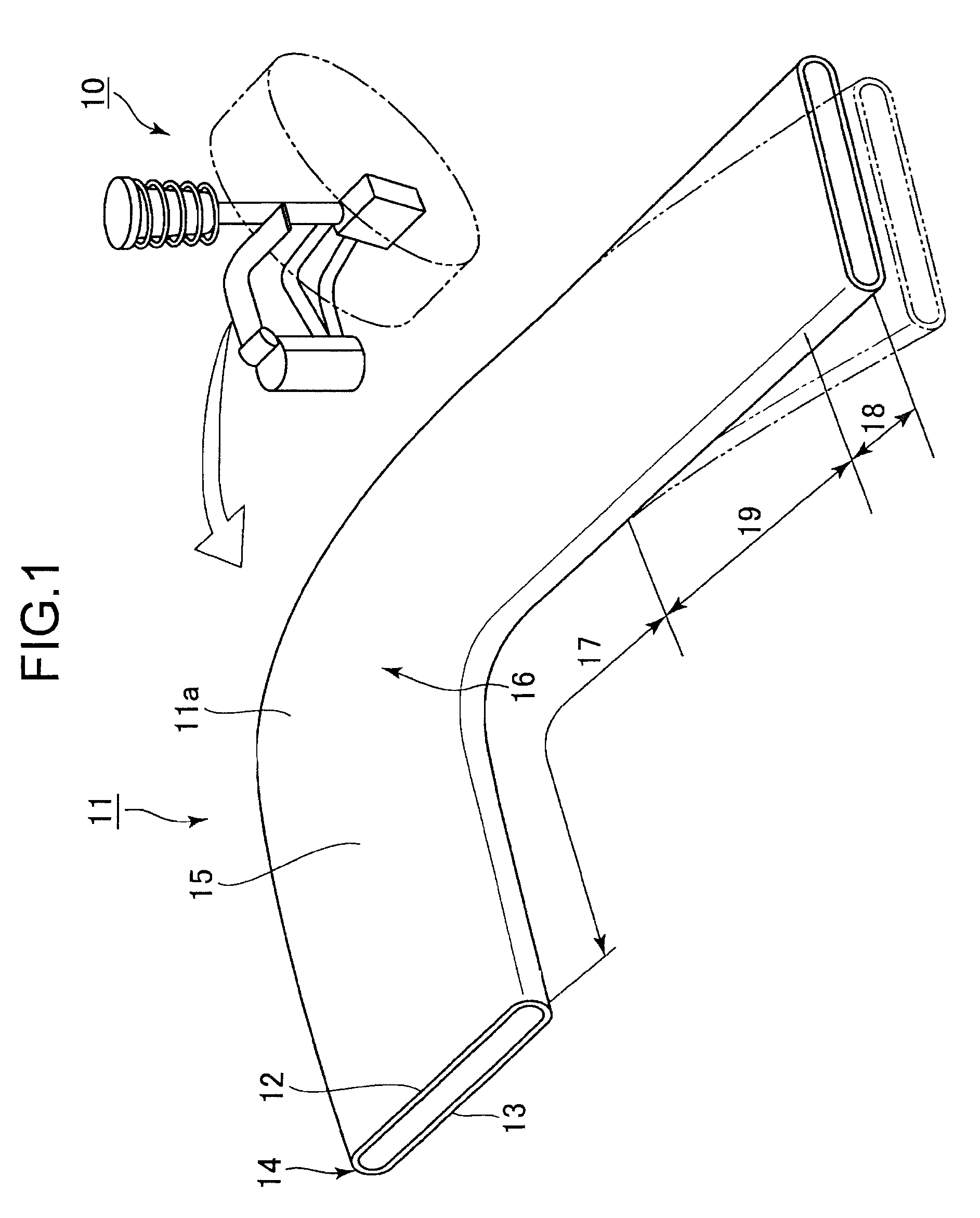 Arm material and a method for its manufacture