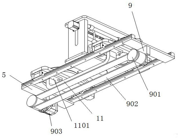 A commutator riveting reinforcement ring equipment