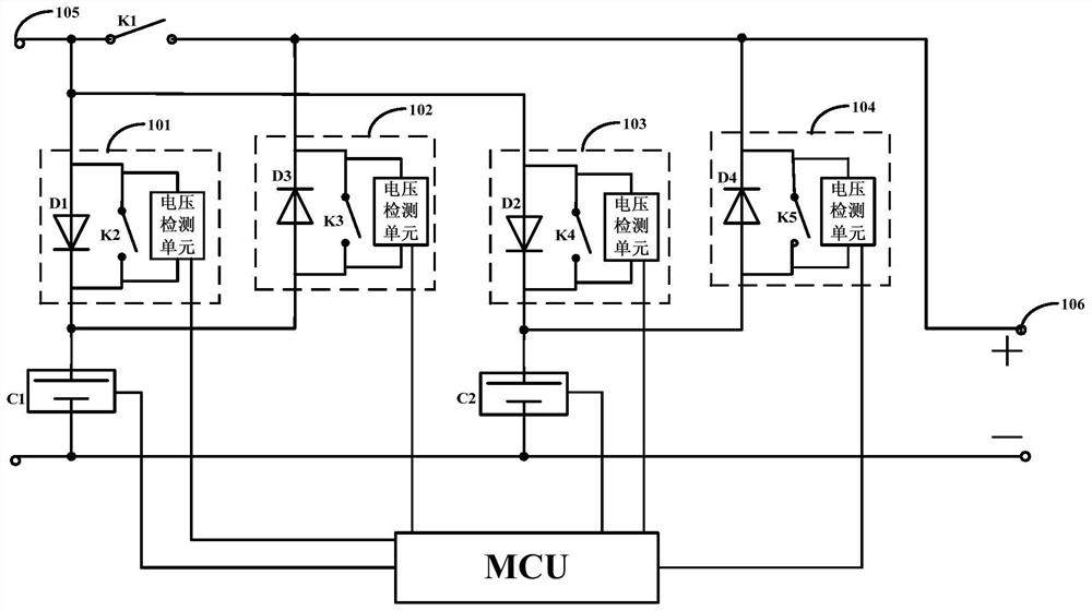 Charging and discharging equipment, method and device