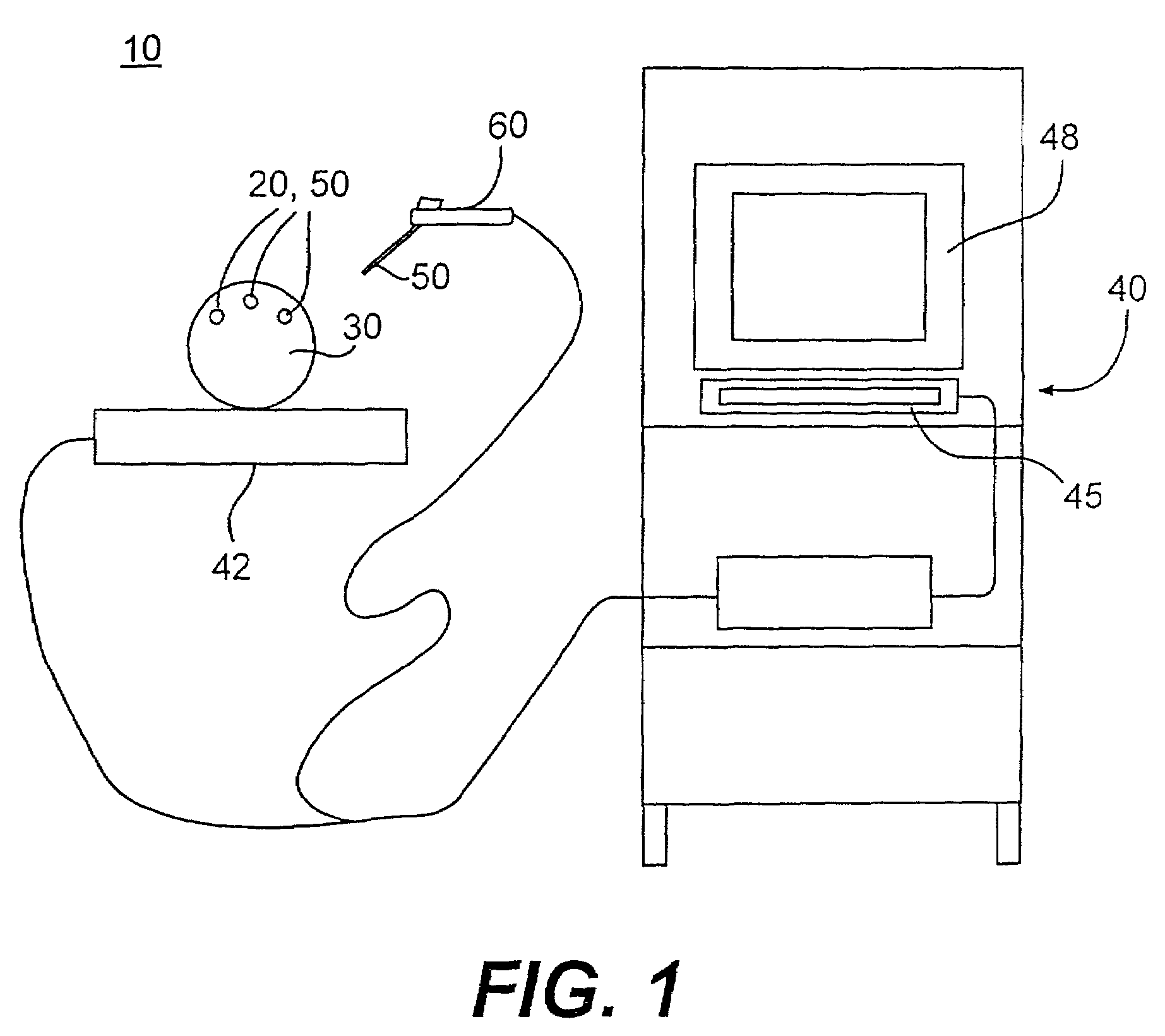 Registration of human anatomy integrated for electromagnetic localization