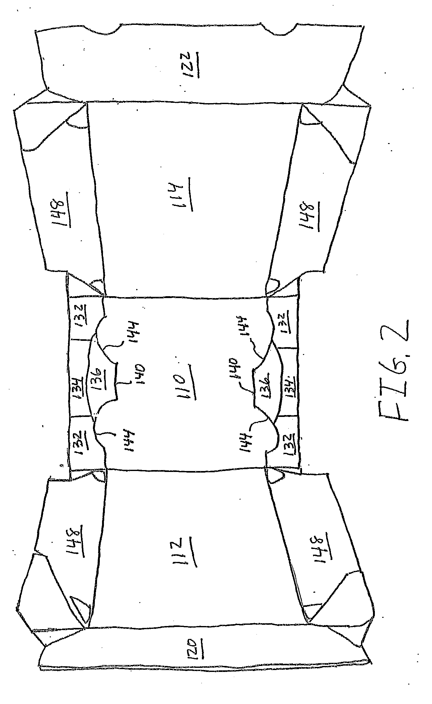 Carton with deflectable carry top