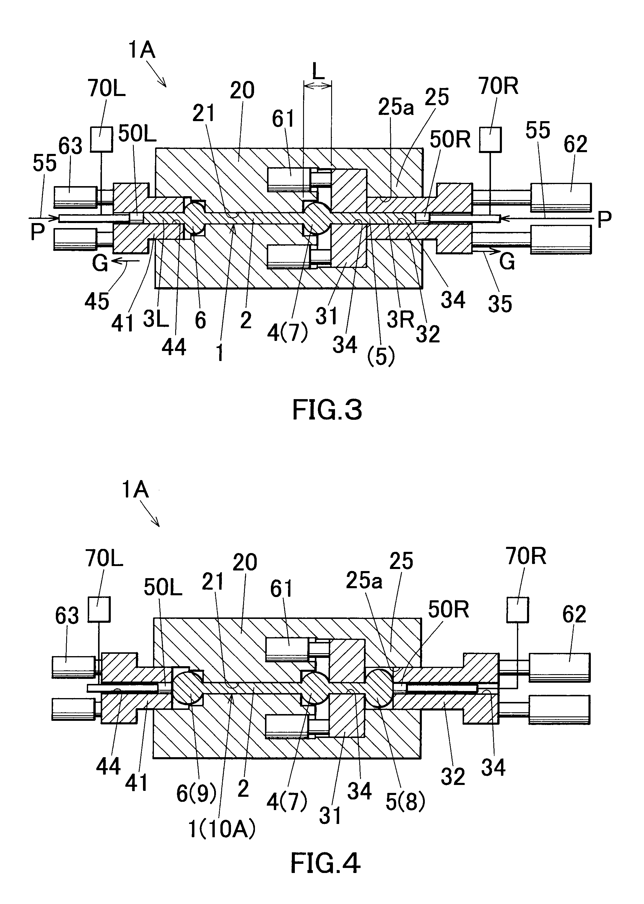 Upsetting method and upsetting apparatus