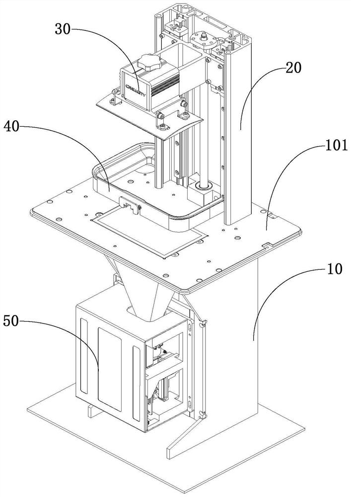 Color-variable photocuring 3D printer and printing method, equipment and storage medium