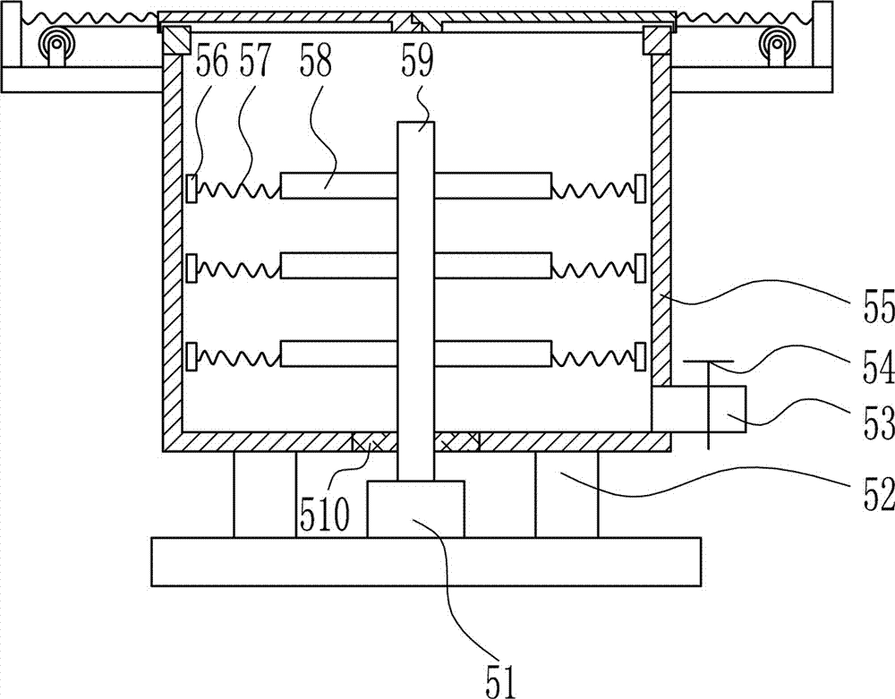 Proportioning device for manufacturing brake pad