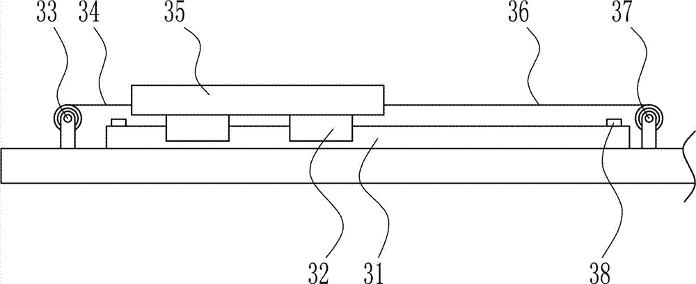 Proportioning device for manufacturing brake pad