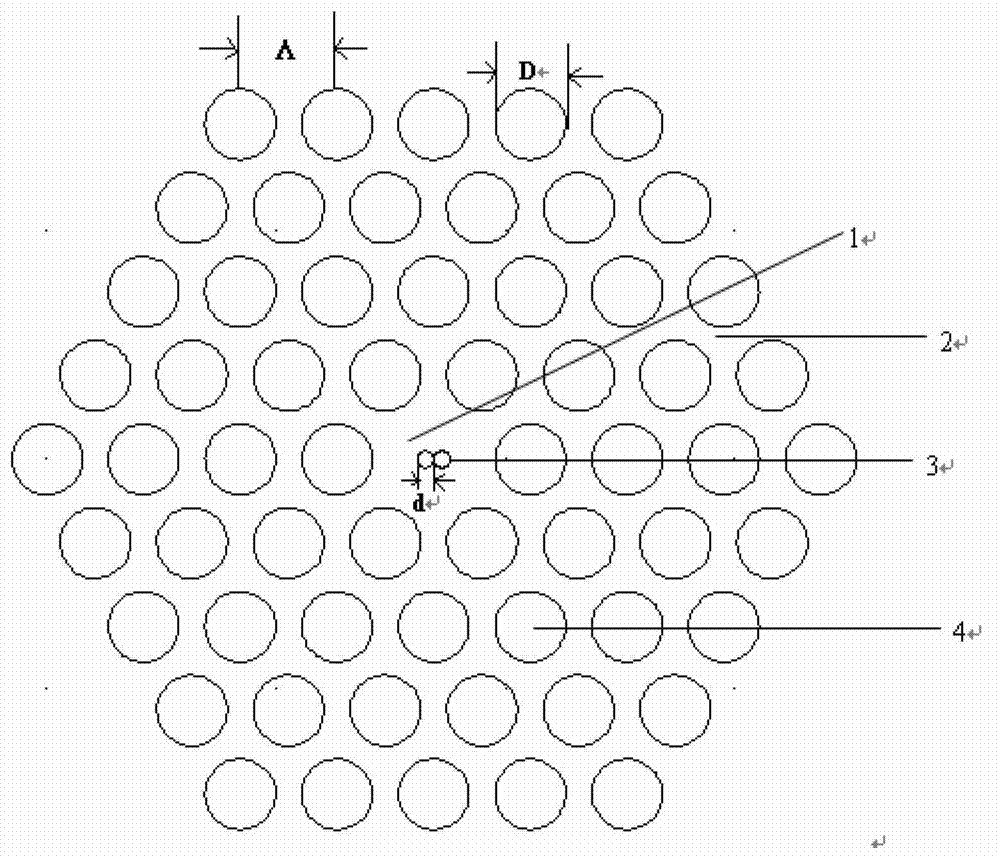 High-birefringence photonic crystal optical fiber low in limit loss