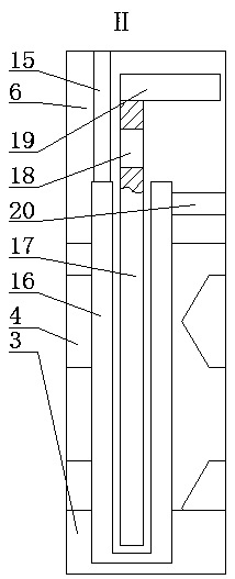 Modularized ecological stagnant water revetment for conserving water and soil