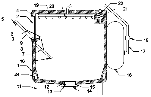 Discarded tire liquid nitrogen frozen grinding box