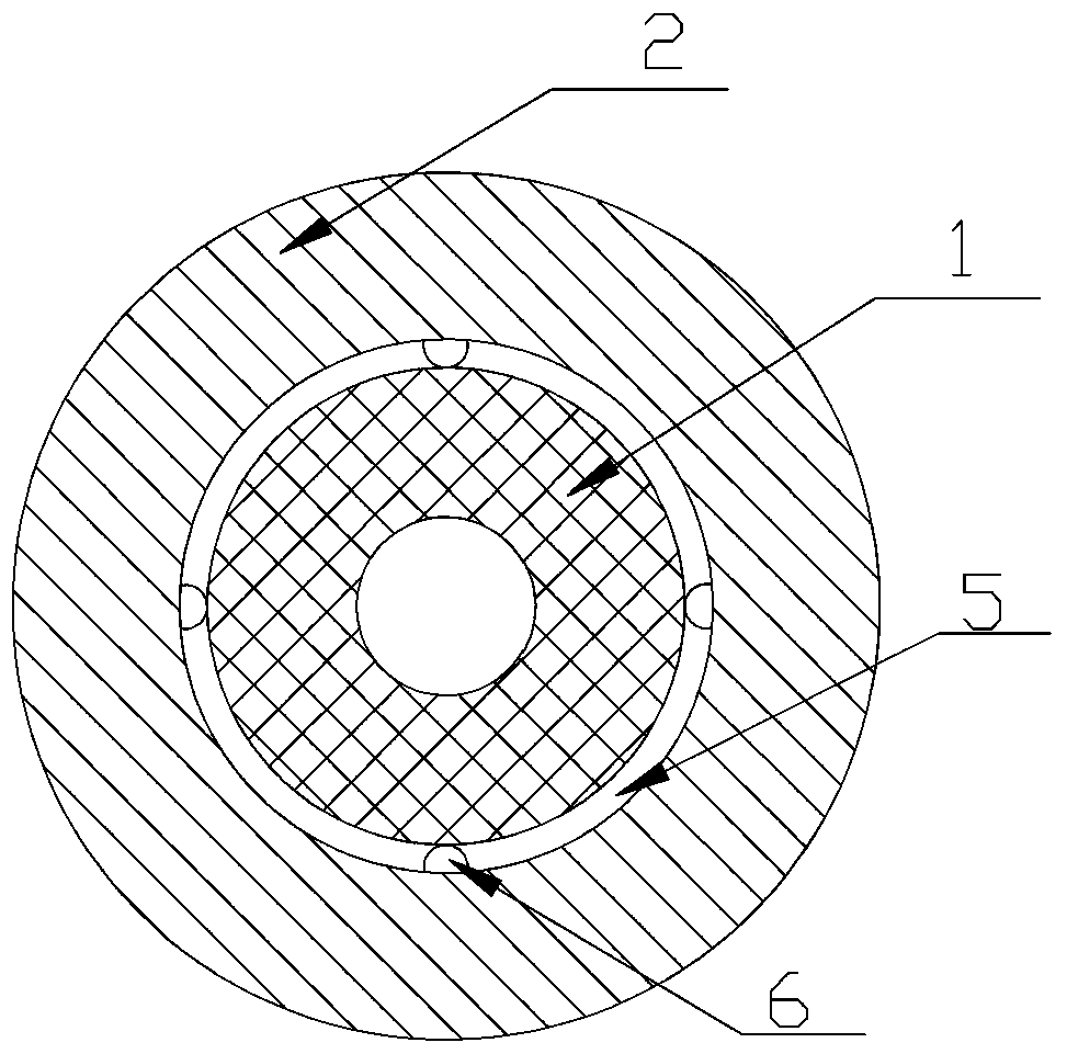 Large-scale hydraulic generator collector ring connection structure and welding method