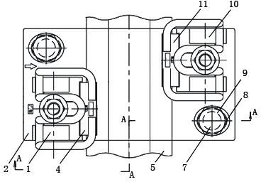 Fastener structure for adjusting track gauge