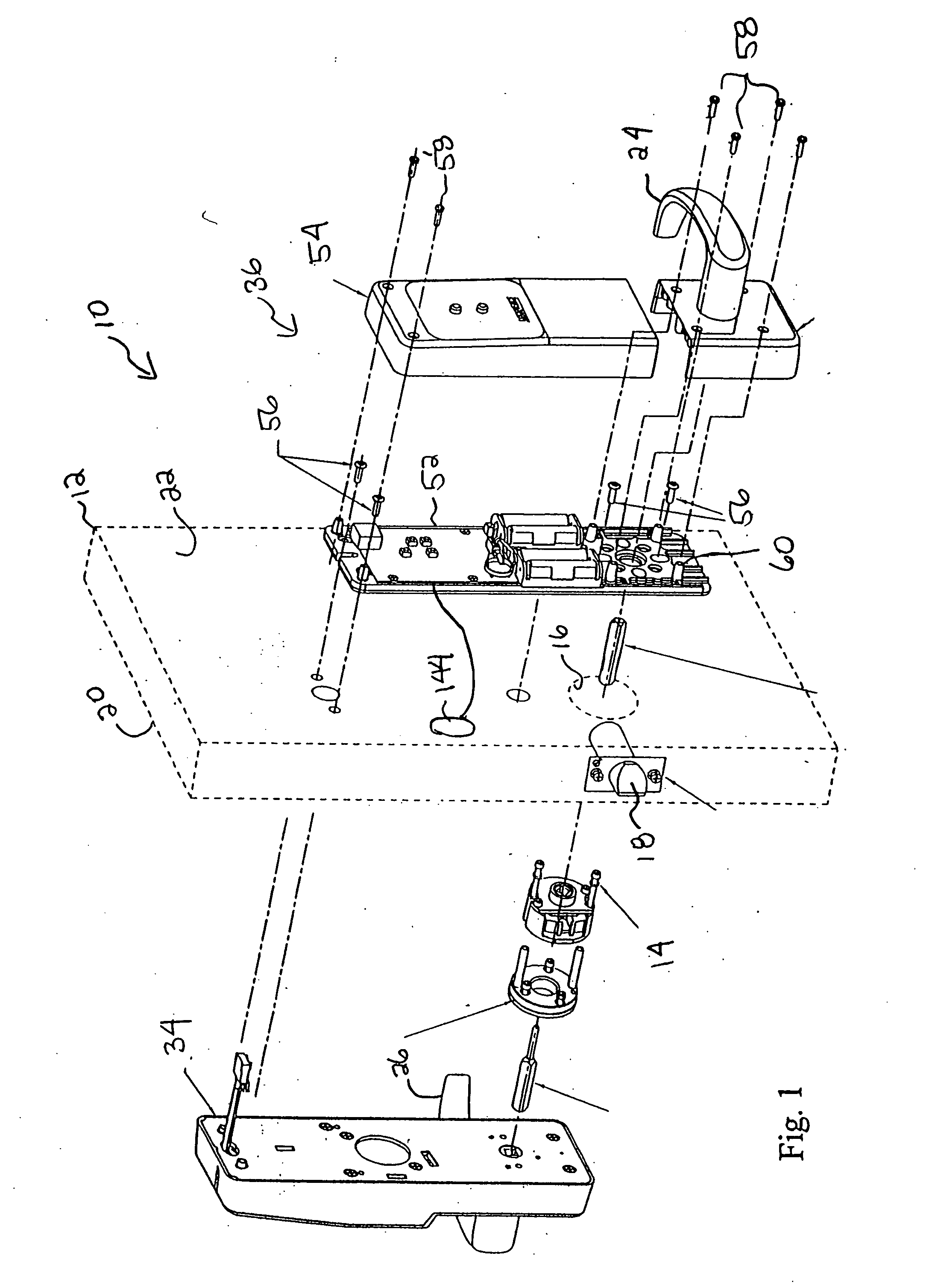 Multiple access electronic lock system