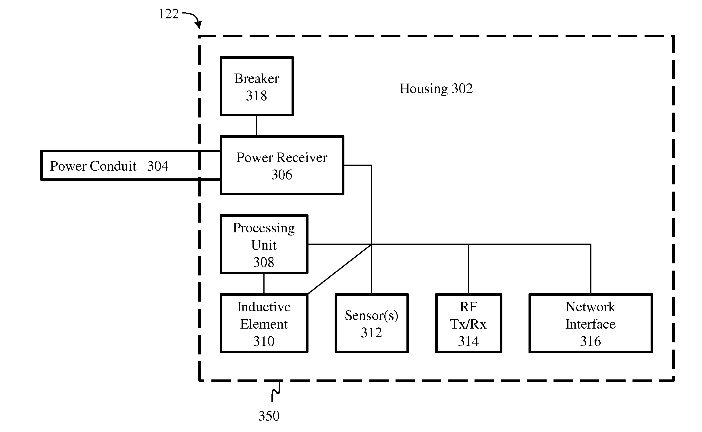 Parking lot bumper inductive charger with automatic payment processing