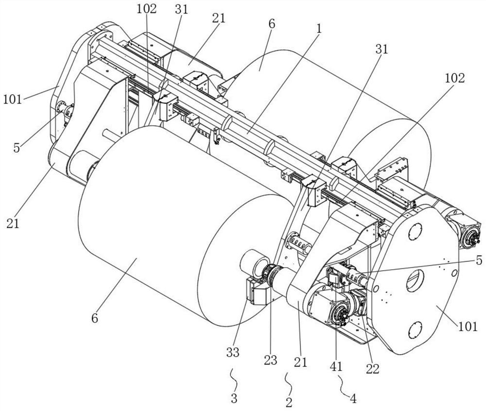 Winding and unwinding mechanism