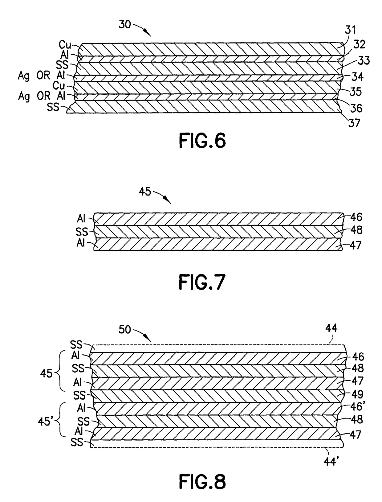 Bonded metal components having uniform thermal conductivity characteristics