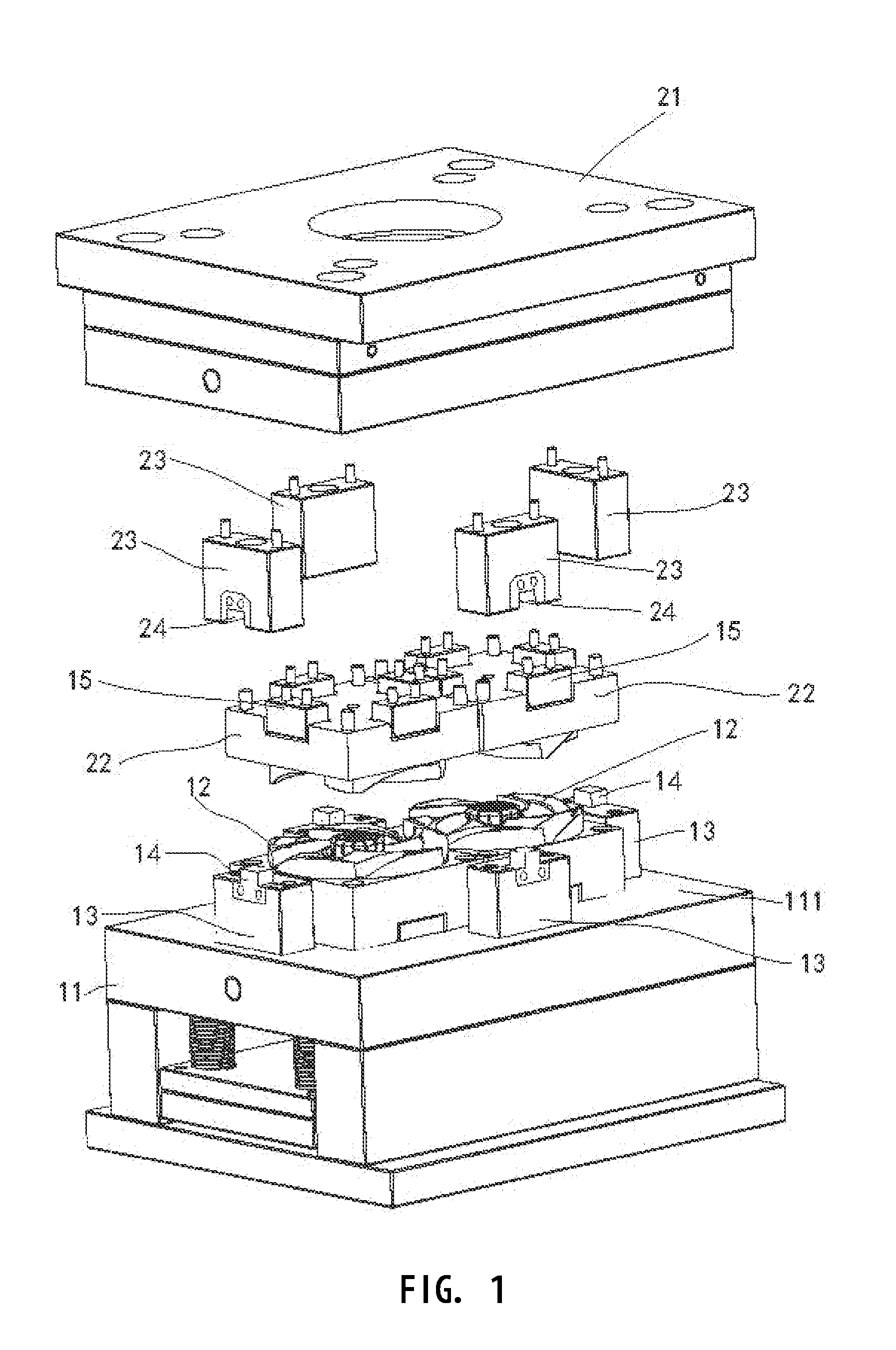 Mold structure having lightweight module