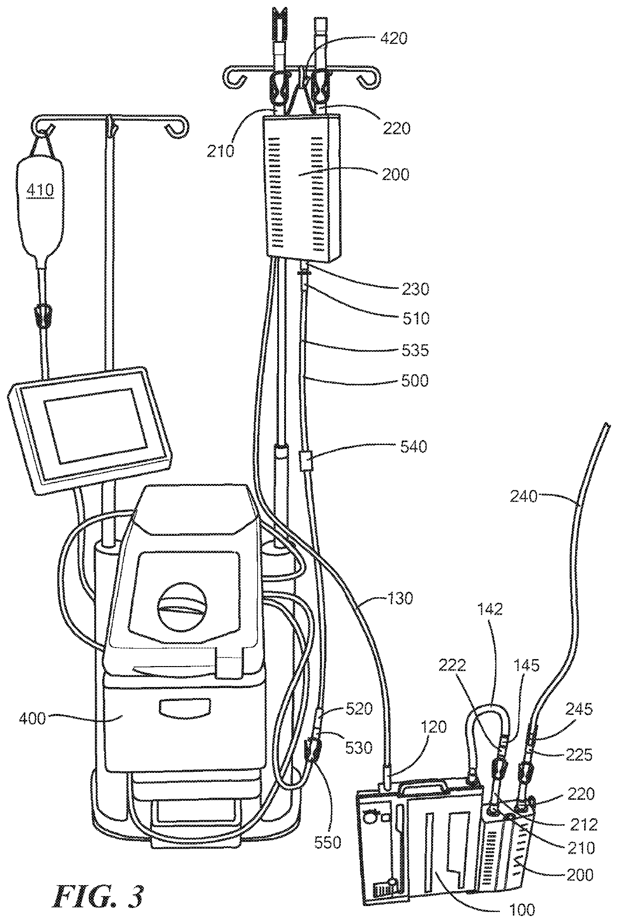 System and method for washing shed blood