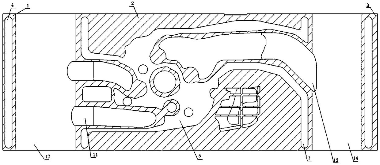 Cylinder cover with multi-loop cooling