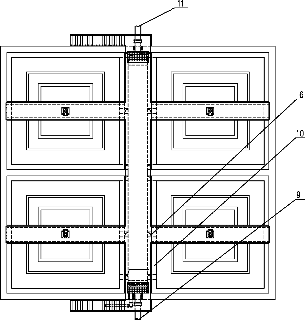 Anaerobic hydrolysis and acidification pool