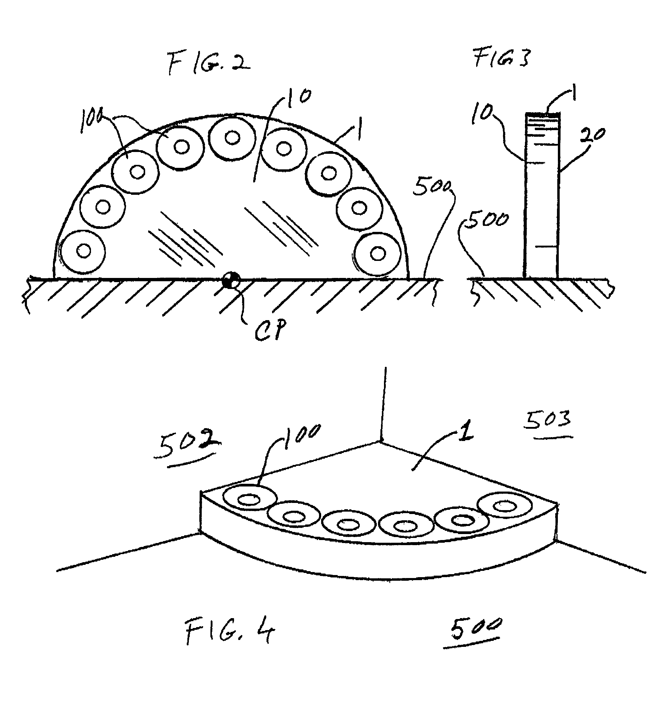 Large-diameter arcuate speaker