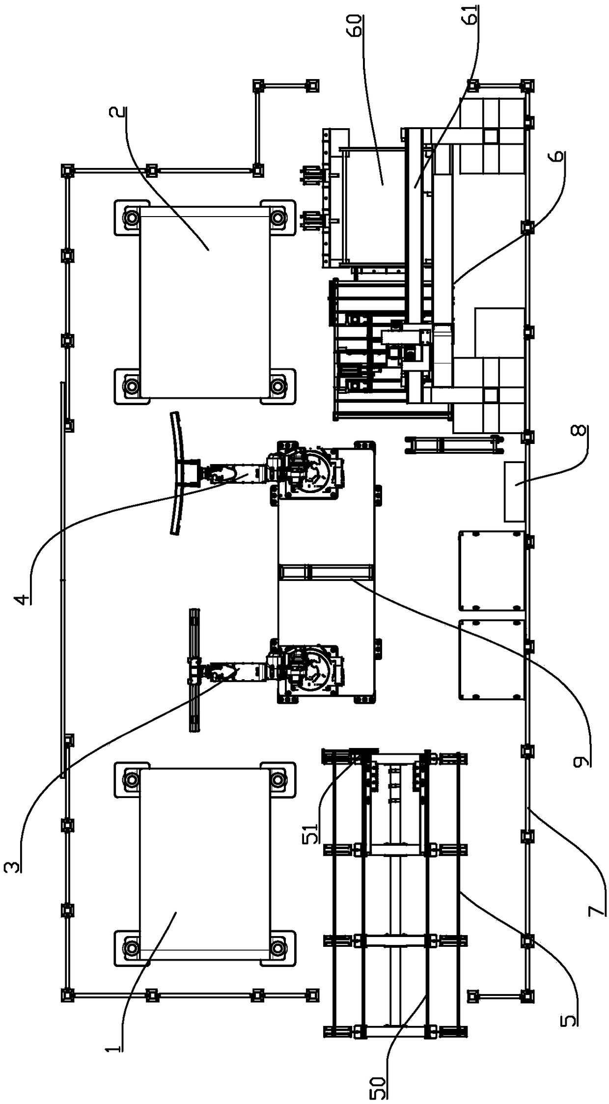 A robot automatic punching equipment for automobile anti-collision beam