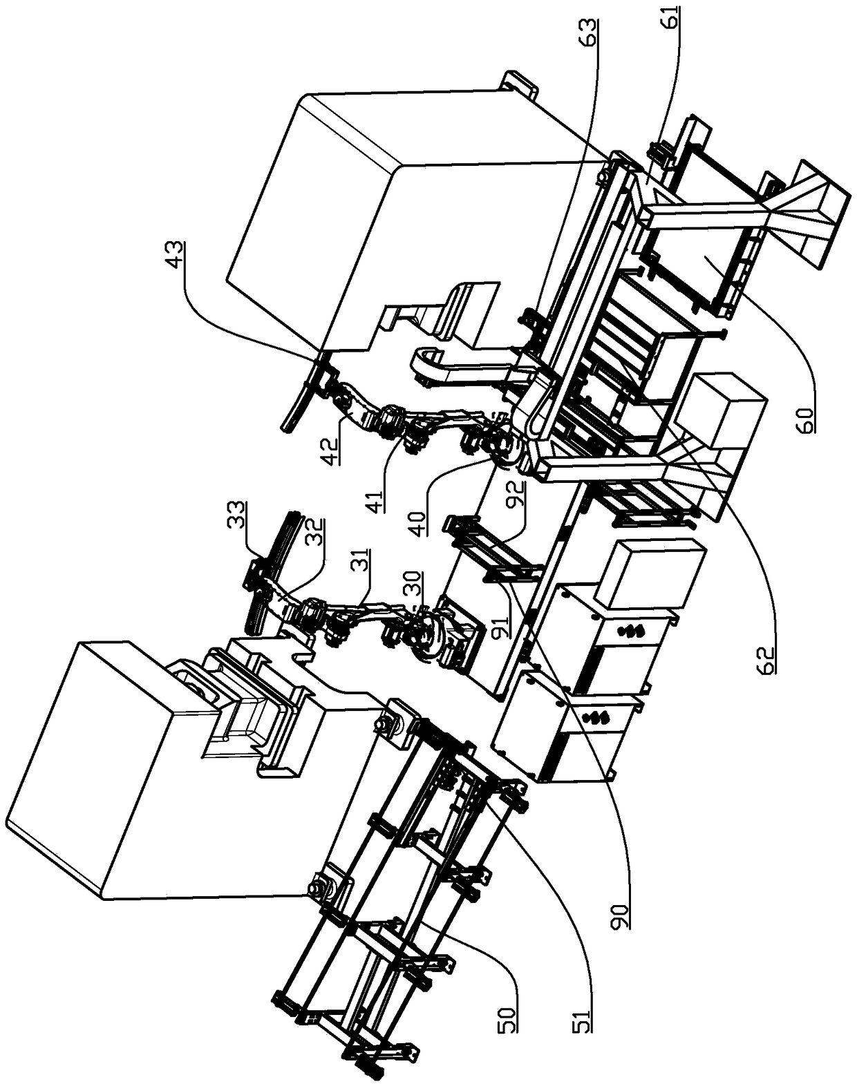 A robot automatic punching equipment for automobile anti-collision beam