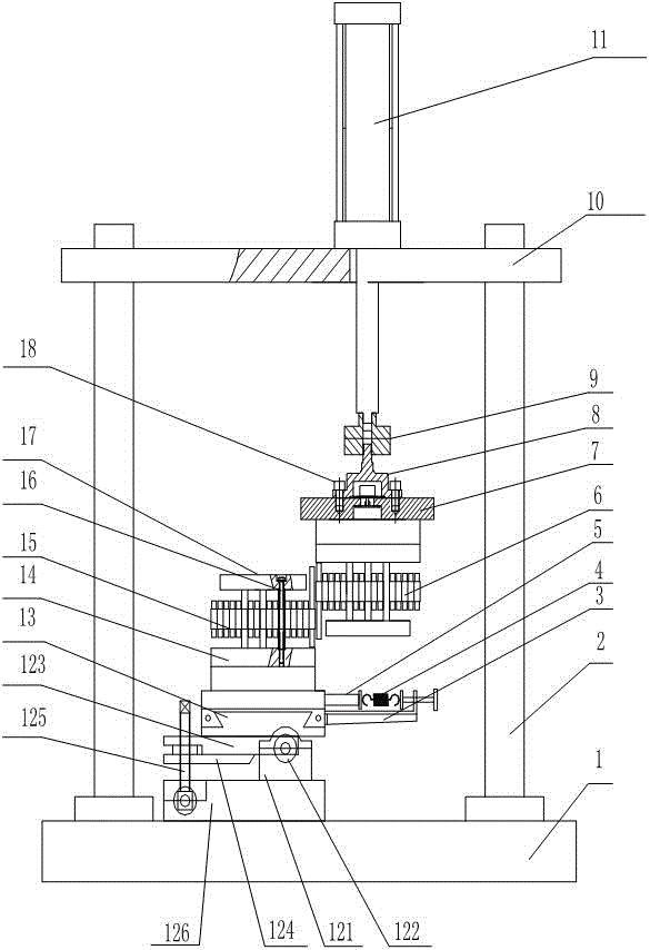 Hooking test device of location grids of reactor fuel assembly