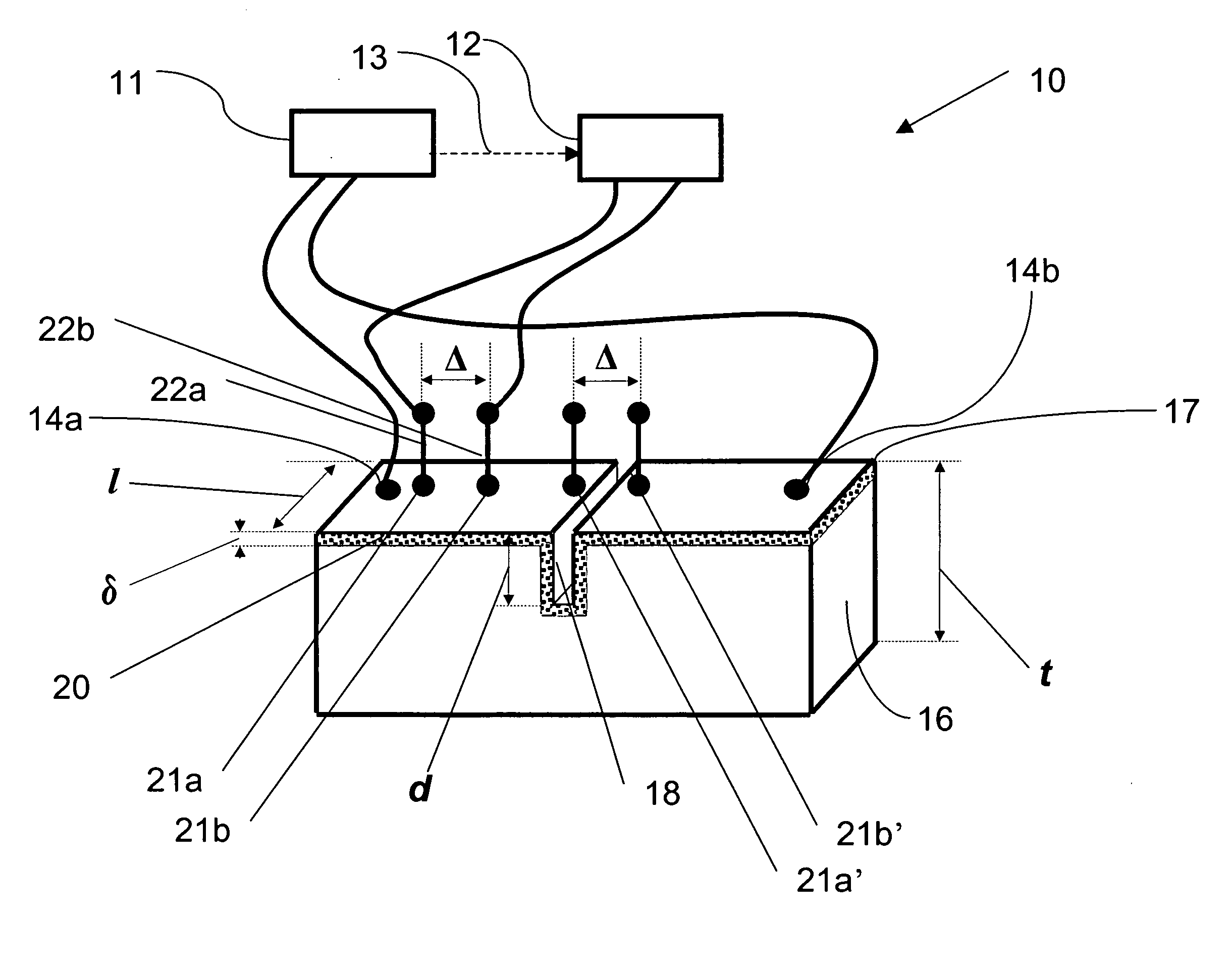 System and method for depth determination of cracks in conducting structures