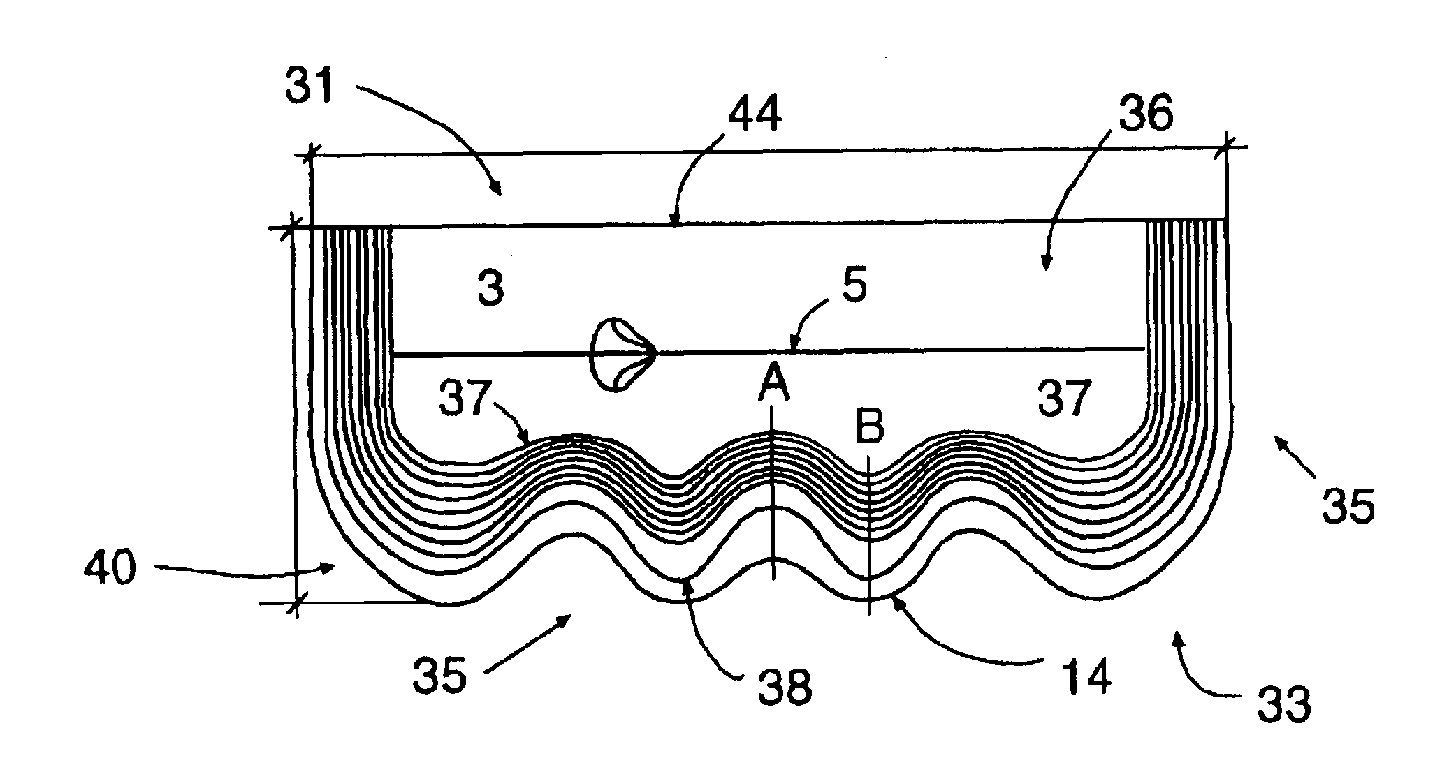 Moving reef wave generator