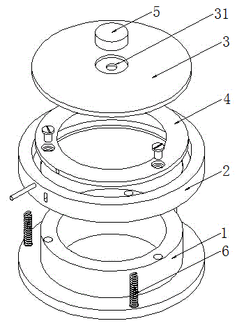 Special die for manufacturing grinding wheel