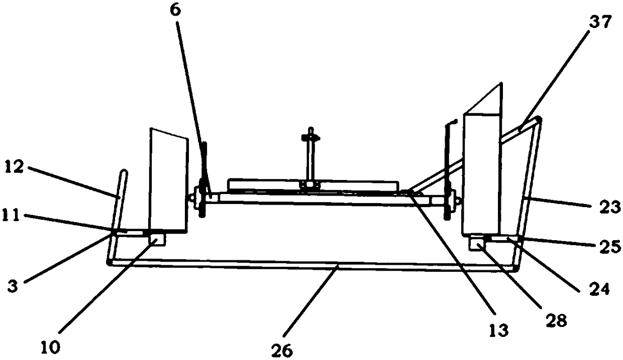 Six-spot linkage small-size stereo bicycle garage