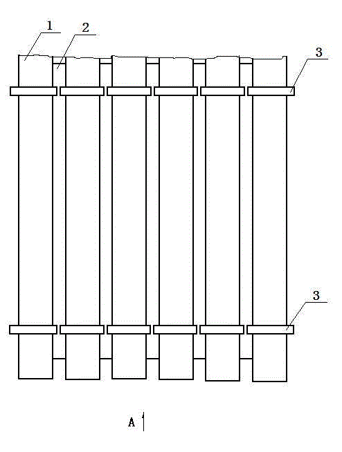 Wear-resistant device of water cooling pipe wall of circulation fluidized bed boiler