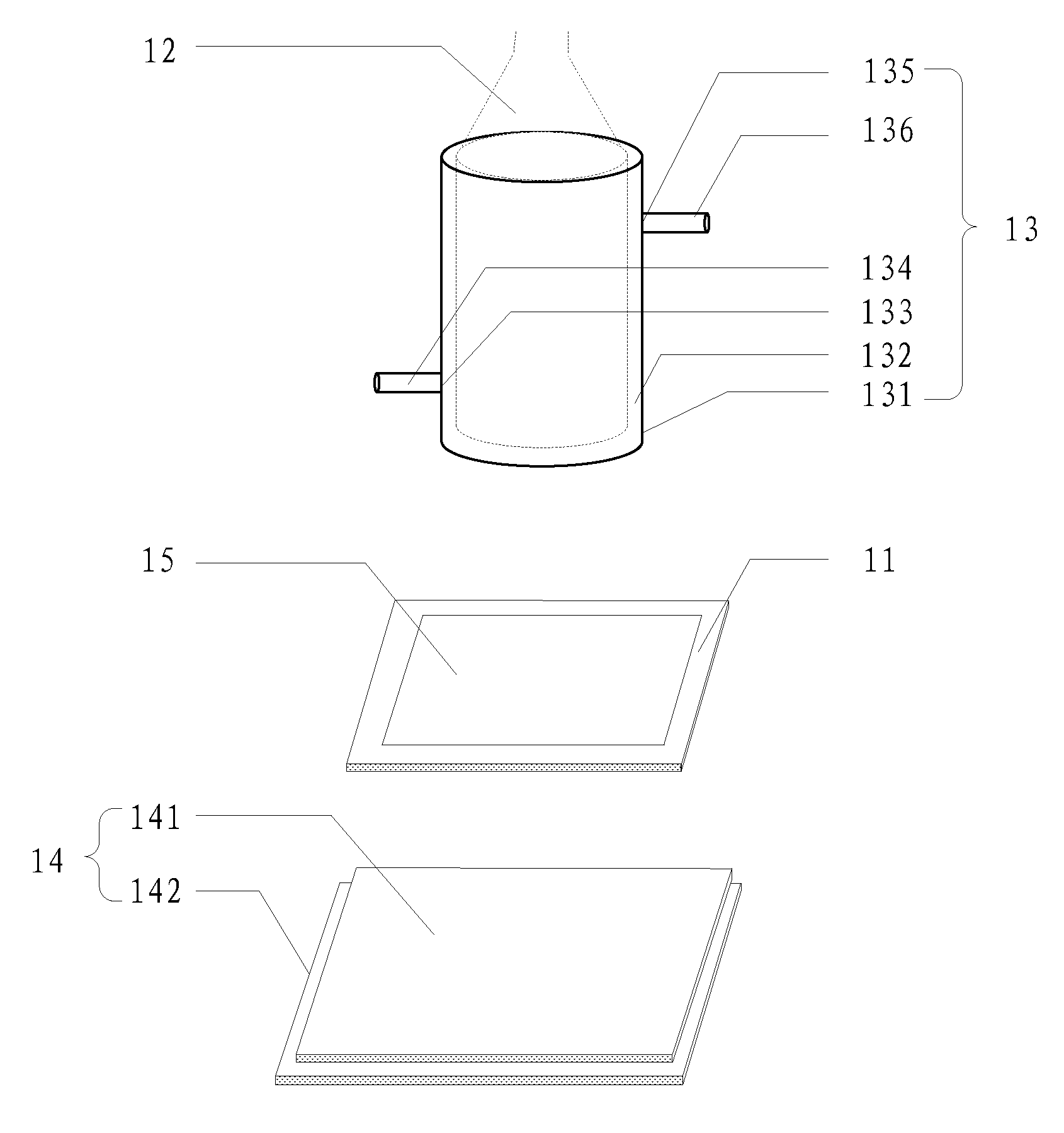 Liquid Crystal Filling Device and Liquid Crystal Panel Manufacturing Apparatus Comprising the Same