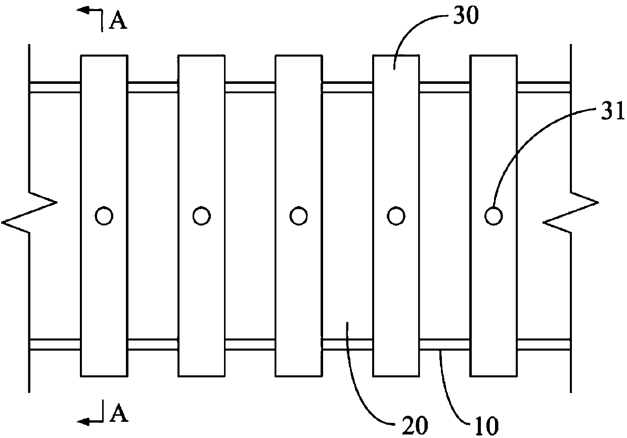 Method for fixedly connecting embedded bars in assembly-type structure and cast-in-place structure