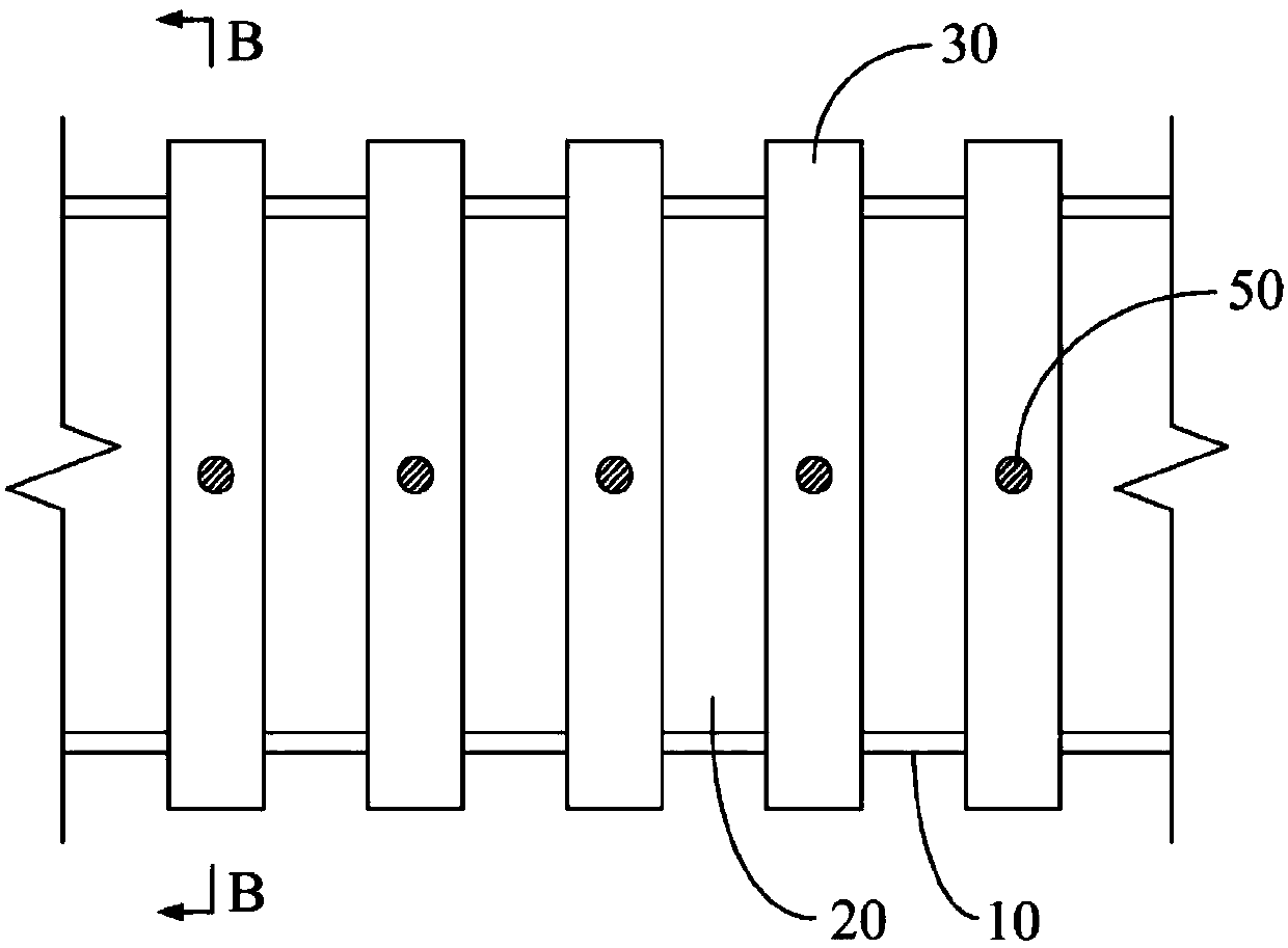 Method for fixedly connecting embedded bars in assembly-type structure and cast-in-place structure