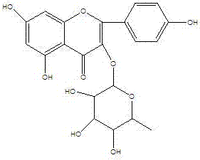 Method for extracting Afzelin from Chinese redbud leaves