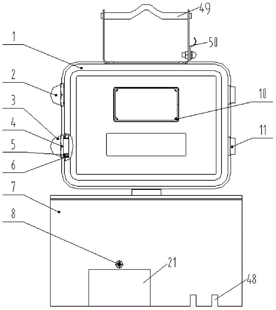 Easily maintainable optical dust concentration detection device