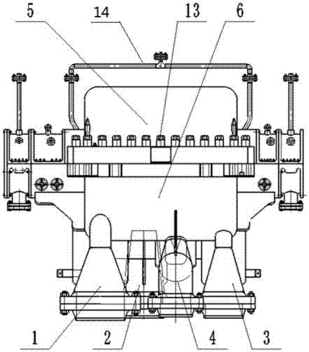 Centrifugal compressor applied by delayed coking process