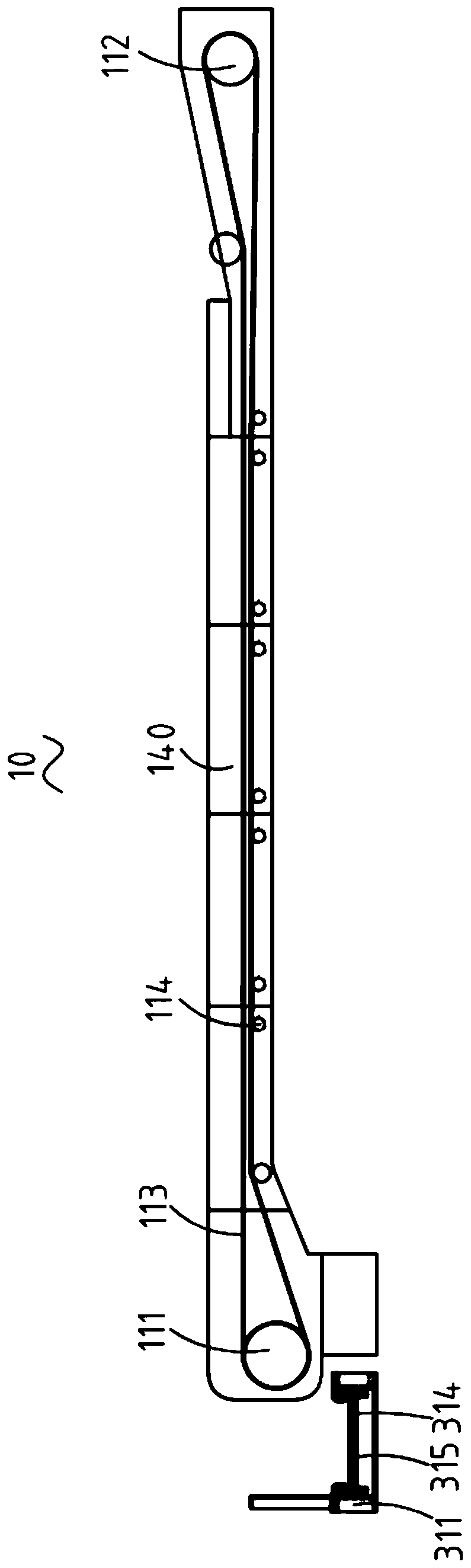 Mechanized fully mechanized mining system for non-coal mine