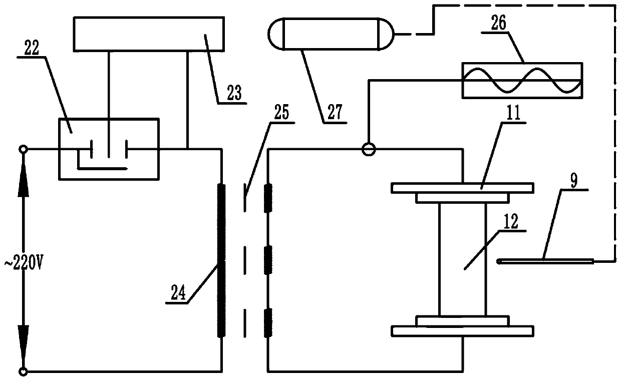 Electric pulse aftertreatment method and device for improving performance of metal component