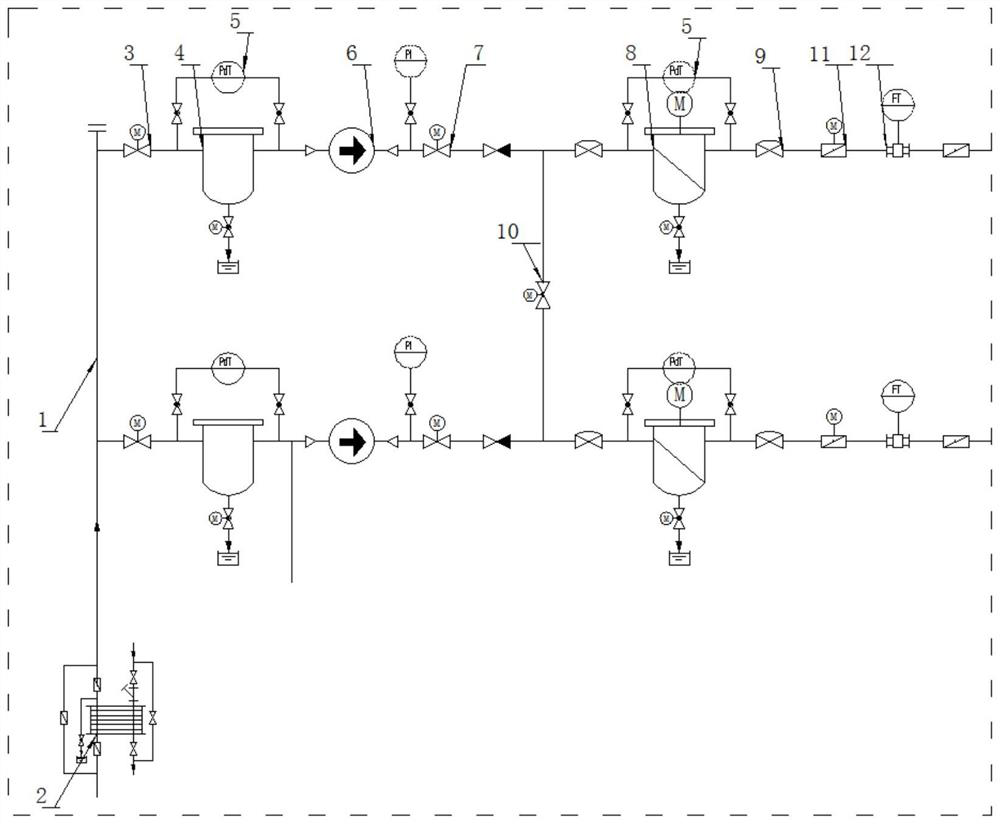 Raw seawater electrolysis chlorine production system and pickling method thereof