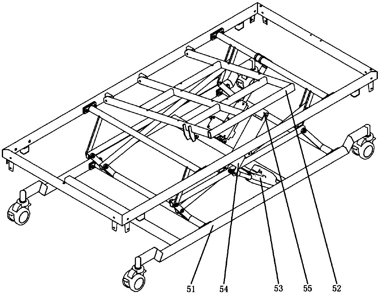 Revolving bed capable of assisting in standing and operating method of revolving bed capable of assisting in standing